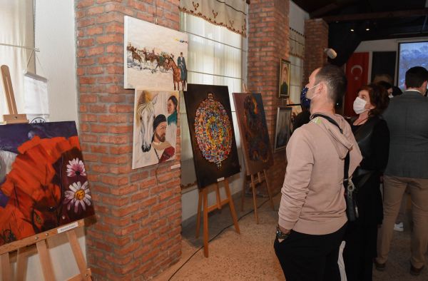 ÇERKES SANATÇILAR SERGİSİ, "1864'TEN İZLER" AÇILDI!