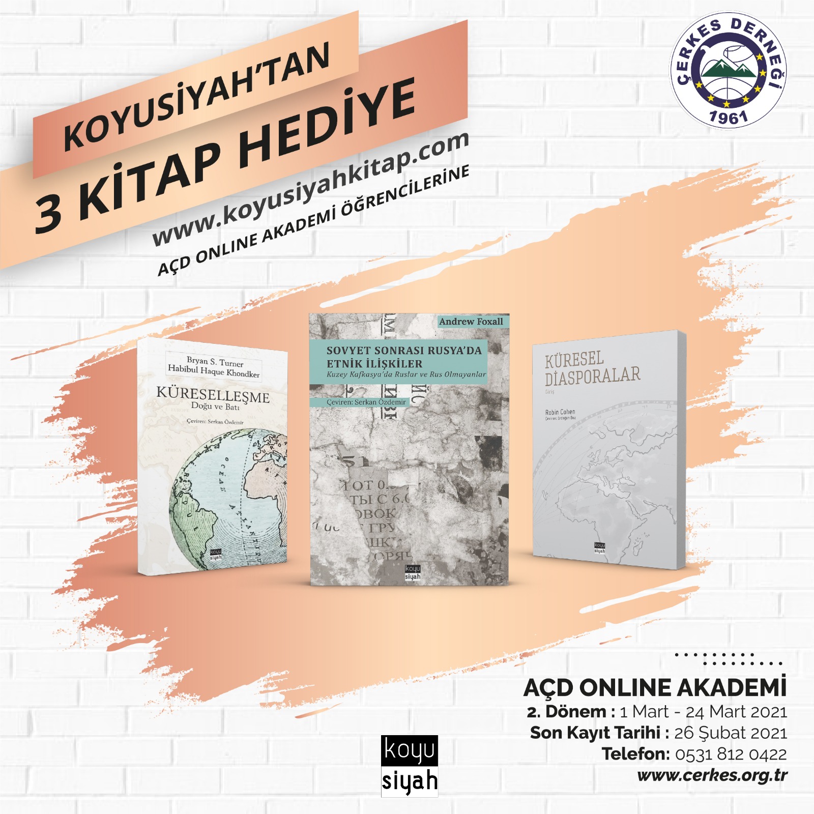 KOYUSİYAH'TAN AÇD ONLİNE AKADEMİ ÖĞRENCİLERİNE HEDİYE