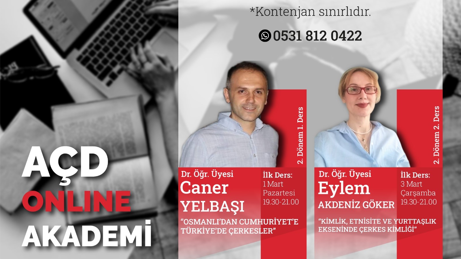 AÇD ONLINE AKADEMİ’DE 2. DÖNEM BAŞLIYOR