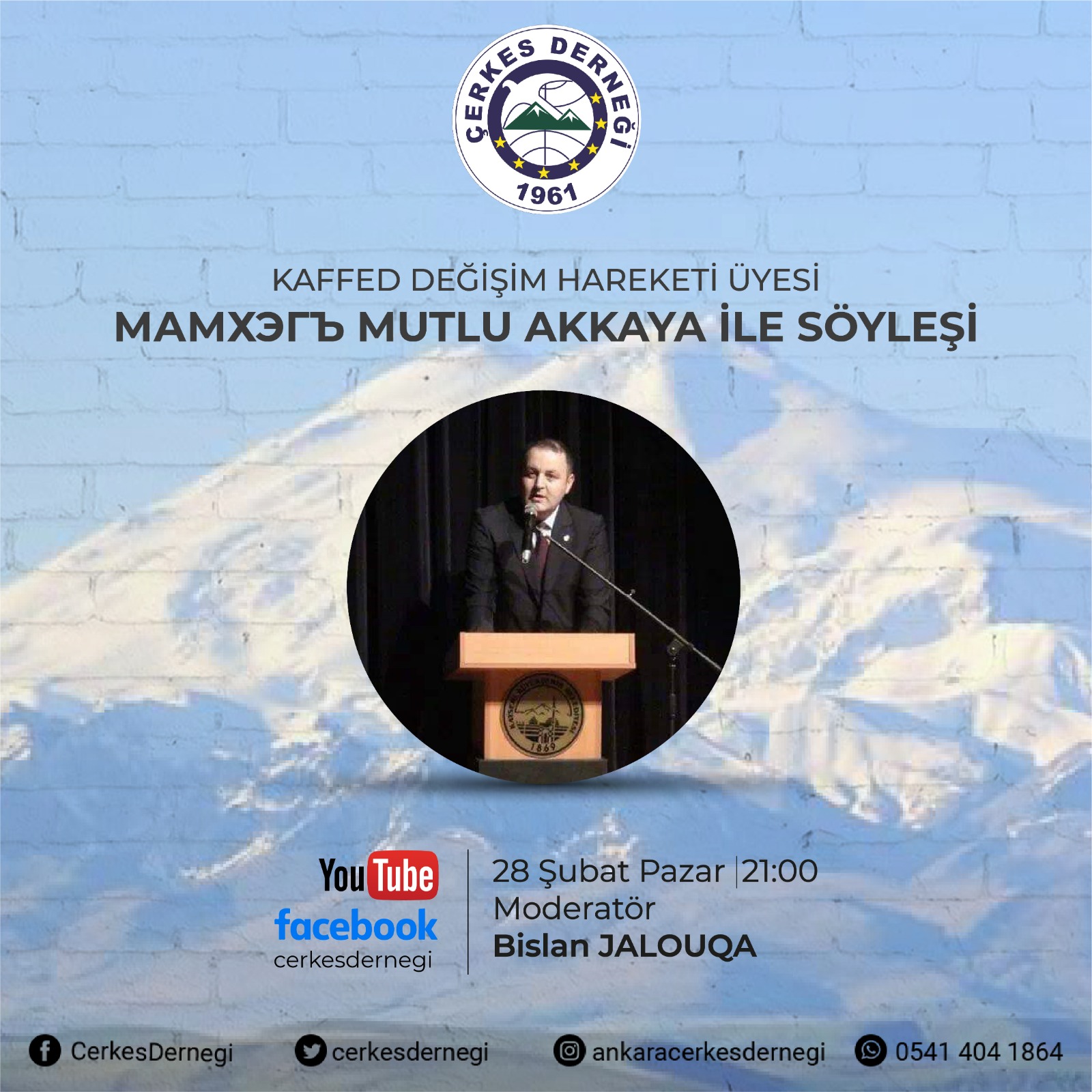 Canlı Yayın: "Мамхэгъ Mutlu Akkaya İle Söyleşi"