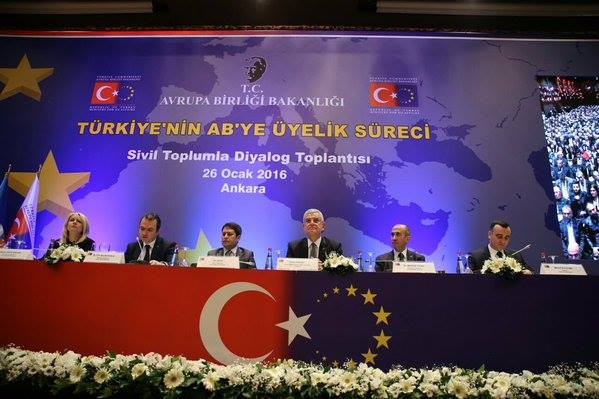 Çerkes Derneği, “Türkiye’nin AB’ye Üyelik Süreci” Sivil Toplumla Diyalog Toplantısı'na Katıldı