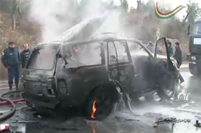 Ankvab'a Bombalı Saldırı Sonrası Görüntüler