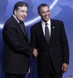 Obama, Saakaşvili ile görüştü 