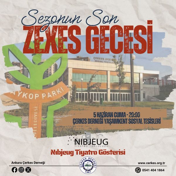 Sezonun Son Zexes Gecesine Davetlisiniz!
