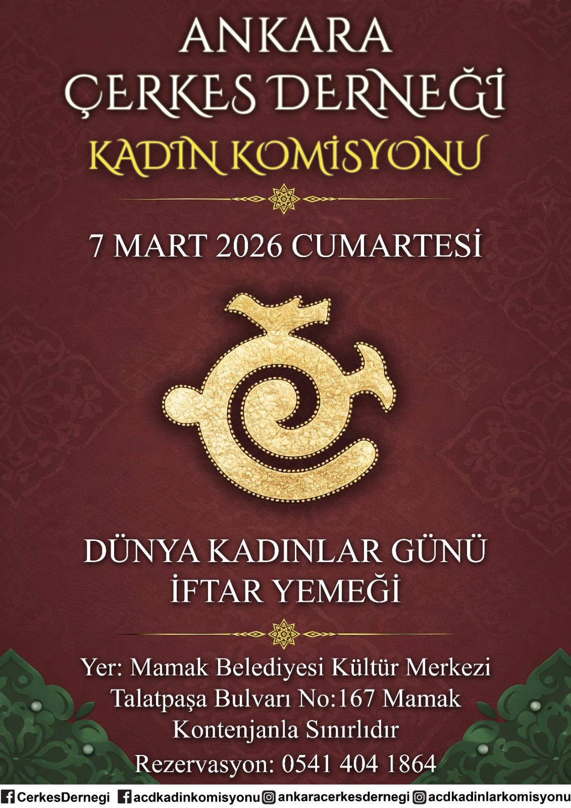 DÜNYA KADINLAR GÜNÜ İFTAR BULUŞMASI