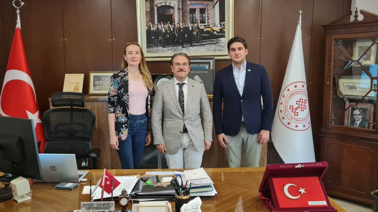 YÖNETİM KURULUMUZ, KÜLTÜR VE TURİZM BAKANLIĞI GÜZEL SANATLAR GENEL MÜDÜRLÜĞÜNÜ ZİYARET ETTİ