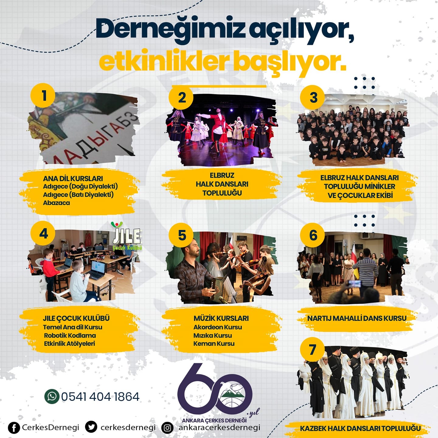 DERNEĞİMİZ AÇILIYOR, ETKİNLİKLERİMİZ BAŞLIYOR!